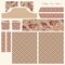 Evening on the Prairie 60" X 60" Cottage Core Apron Panel Sienna